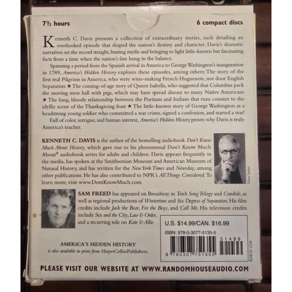 America's Hidden History: Untold Tales That Shaped A Nation Kenneth C Davis - Picture 2 of 4